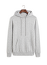 The Ashdown merino hooded jumper, front on hanger