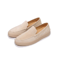 Cornwall suede loafers angled pair