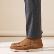 The Ashby suede Chelsea boot shown in side profile