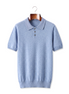 The Belgrave — Cashmere Knit Polo — front