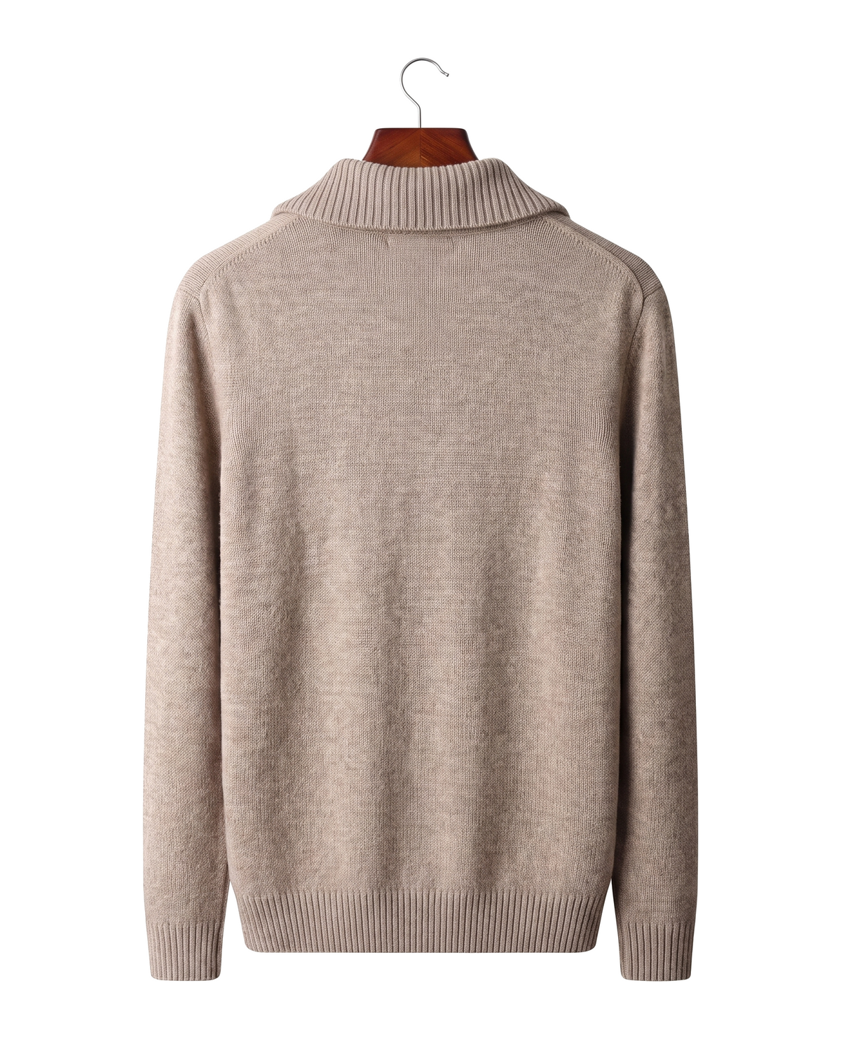 The Whitby — Merino Half-Zip — back