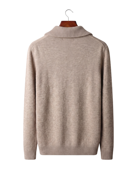 The Whitby — Merino Half-Zip — back