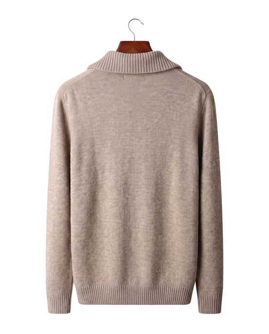 The Whitby — Merino Half-Zip — back