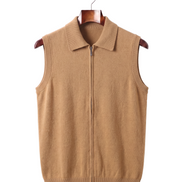 The Windsor — Cashmere Gilet — Camel