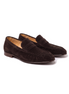 The Hampton — Suede Penny Loafers — front