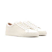 The Stanmore leather sneaker — Ivory, front