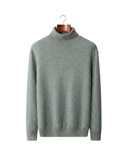 The Langham — Merino Rollneck — Verdant Slate