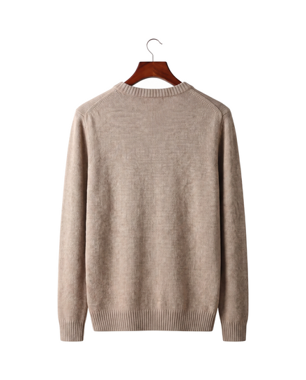 The Malvern — Cable Crewneck — back