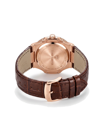 The Ascot — Leather Strap Watch — back