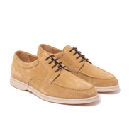 The Regent — Suede Apron Derby — Sand