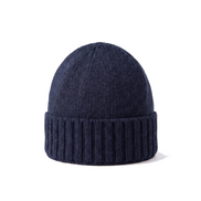 The Fairfax — Cashmere Beanie — Navy Blue