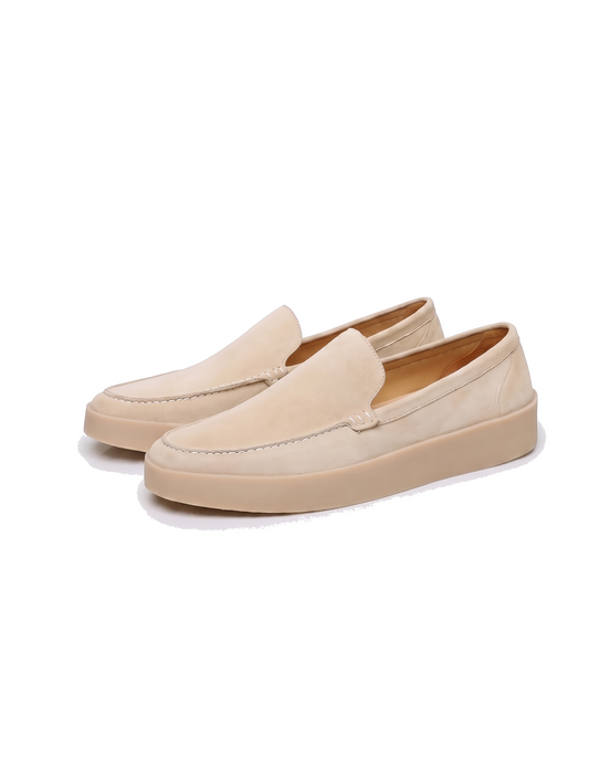 Cornwall suede loafers three-quarter front