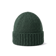 The Fairfax — Cashmere Beanie — Dark Green