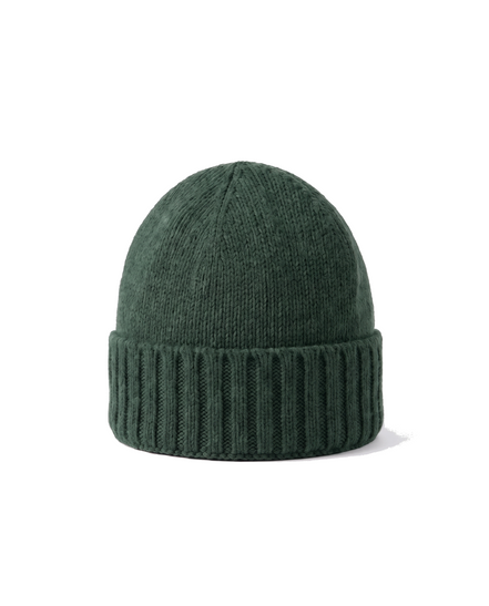 The Fairfax — Cashmere Beanie — Dark Green