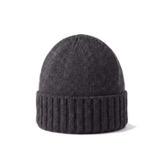 The Fairfax — Cashmere Beanie — Charcoal
