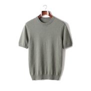 The Aldwych cashmere tee — Verdant Slate
