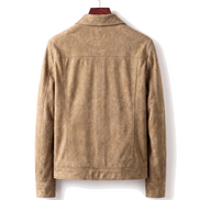 The Mayfair — Suede Trucker Jacket — back