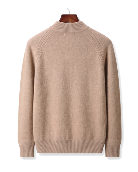 The Ledbury cashmere overshirt, back on hanger