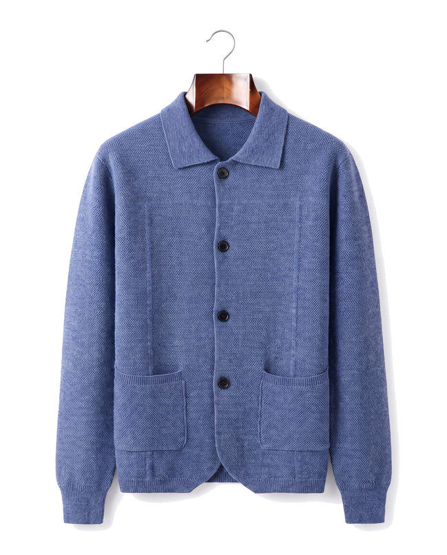 The Blenheim — Merino Overshirt — front