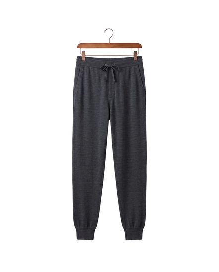 The Grafton merino joggers — Dark Gray