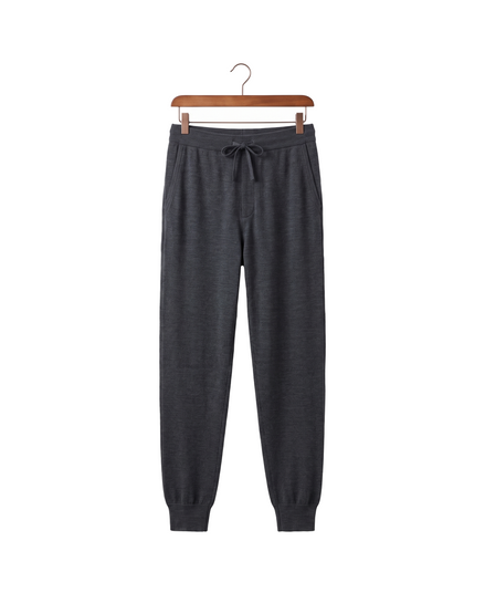 The Grafton merino joggers — Dark Gray