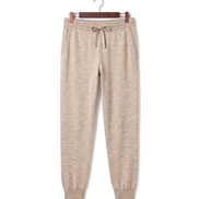 The Grafton merino joggers — Beige