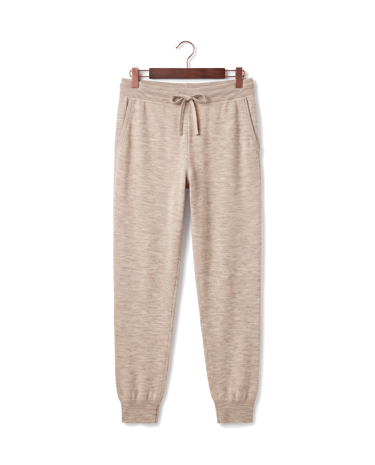 The Grafton merino joggers — Beige