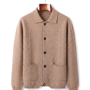 The Blenheim — Merino Overshirt — Beige