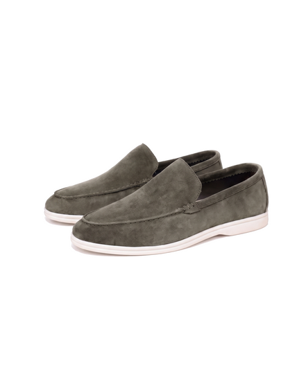 The Bayswater — Driving Loafers — Olive