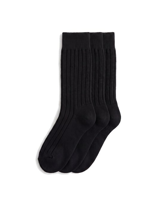 Ribbed Socks — Four-Pair Pack — back