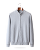 The Cavendish — Merino Zip Cardigan — front