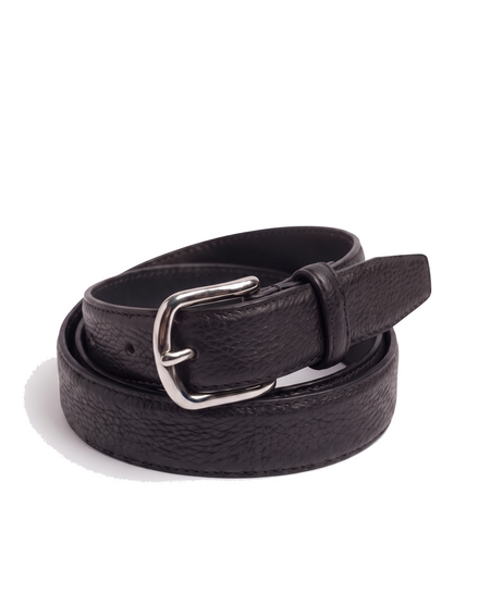 The Chester — Leather Belt — Black
