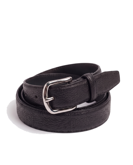 The Chester — Leather Belt — Black