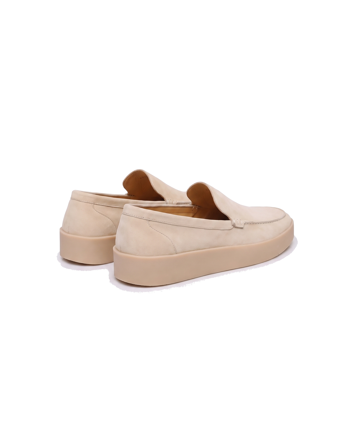 The Cornwall suede city loafers, rear view