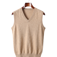 The Rutland — Merino Vest — Beige