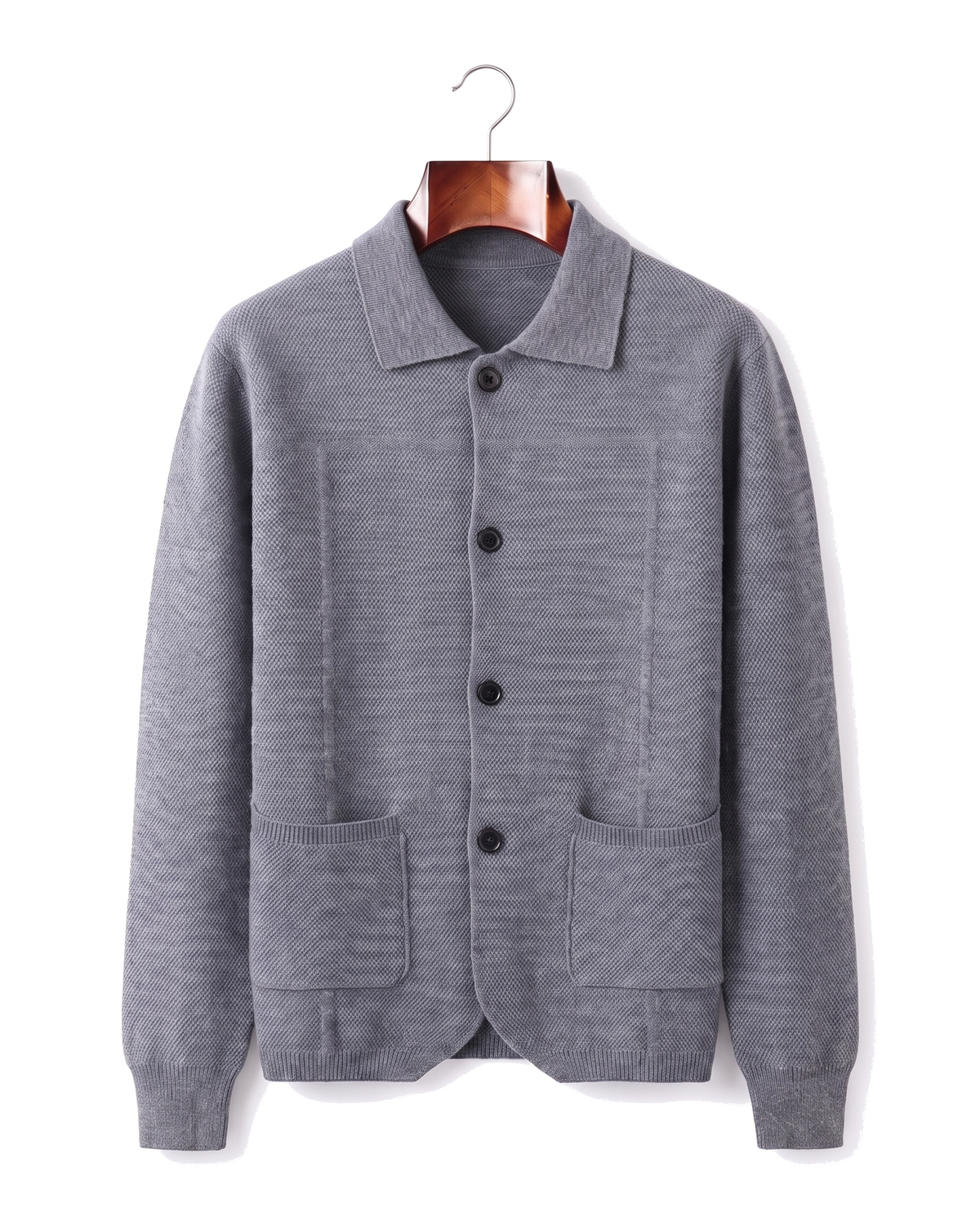 The Blenheim — Merino Overshirt — Gray