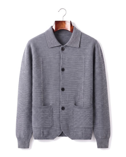The Blenheim — Merino Overshirt — Gray