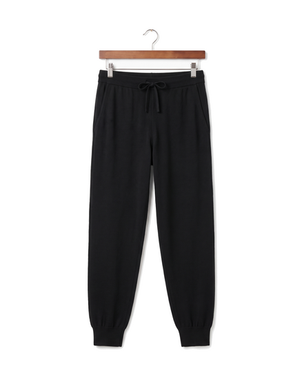 The Grafton merino joggers — Black