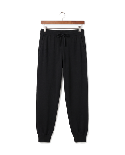The Grafton merino joggers — Black