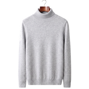 The Langham — Merino Rollneck — Light Gray