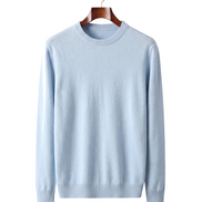 The Berkeley — Merino Crewneck — Light Blue