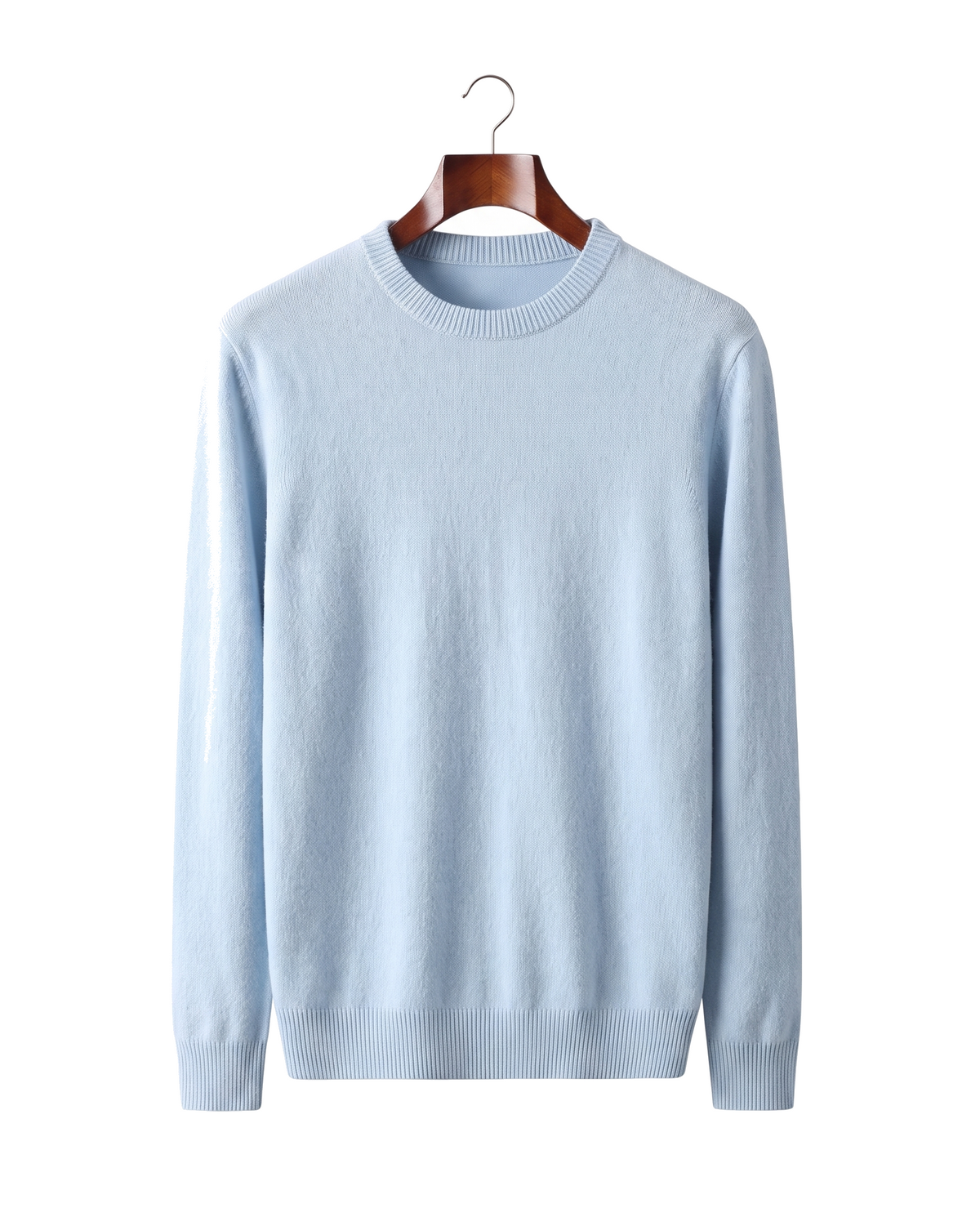 The Berkeley — Merino Crewneck — Light Blue