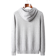 The Ashdown merino hooded jumper, back on hanger