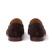 The Hampton — Suede Penny Loafers — back