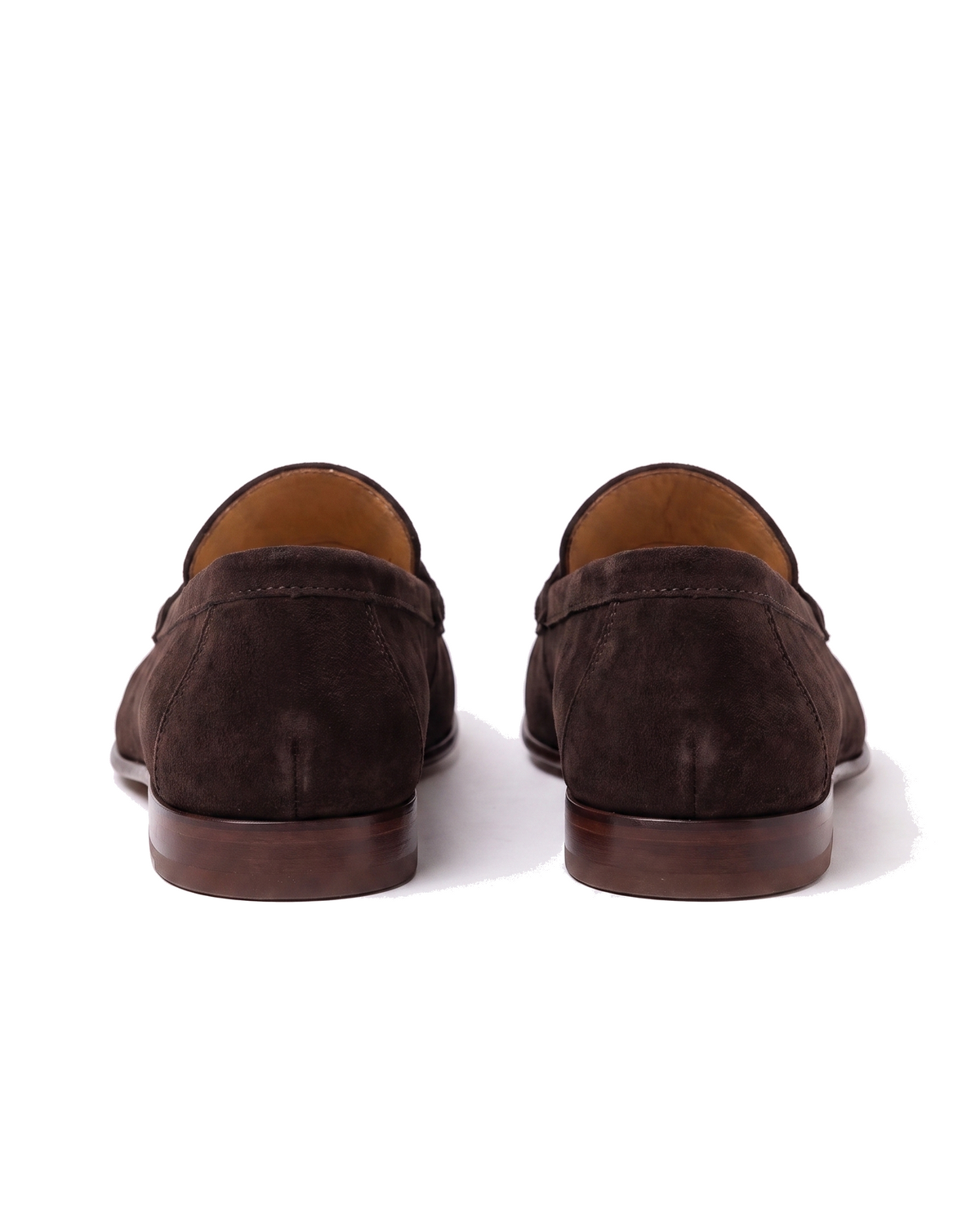 The Hampton — Suede Penny Loafers — back