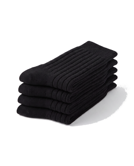 Ribbed Socks — Four-Pair Pack — front