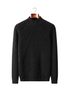 The Grosvenor — Cashmere Mock Neck Jumper — front
