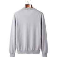 The Wendover merino button cardigan, back on hanger