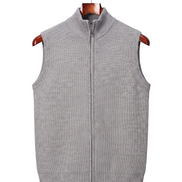 The Hartley — Zip Gilet — Gray