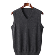 The Rutland — Merino Vest — Dark Grey